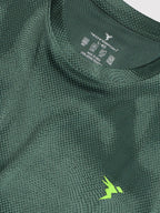 Technosport Crew Neck Tshirt (Double Cool) - OR60 - MYRTLE