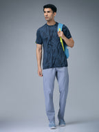 Technosport Crew Neck Tshirt (Double Cool) - OR60 - NAVY B