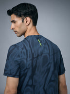 Technosport Crew Neck Tshirt (Double Cool) - OR60 - NAVY B