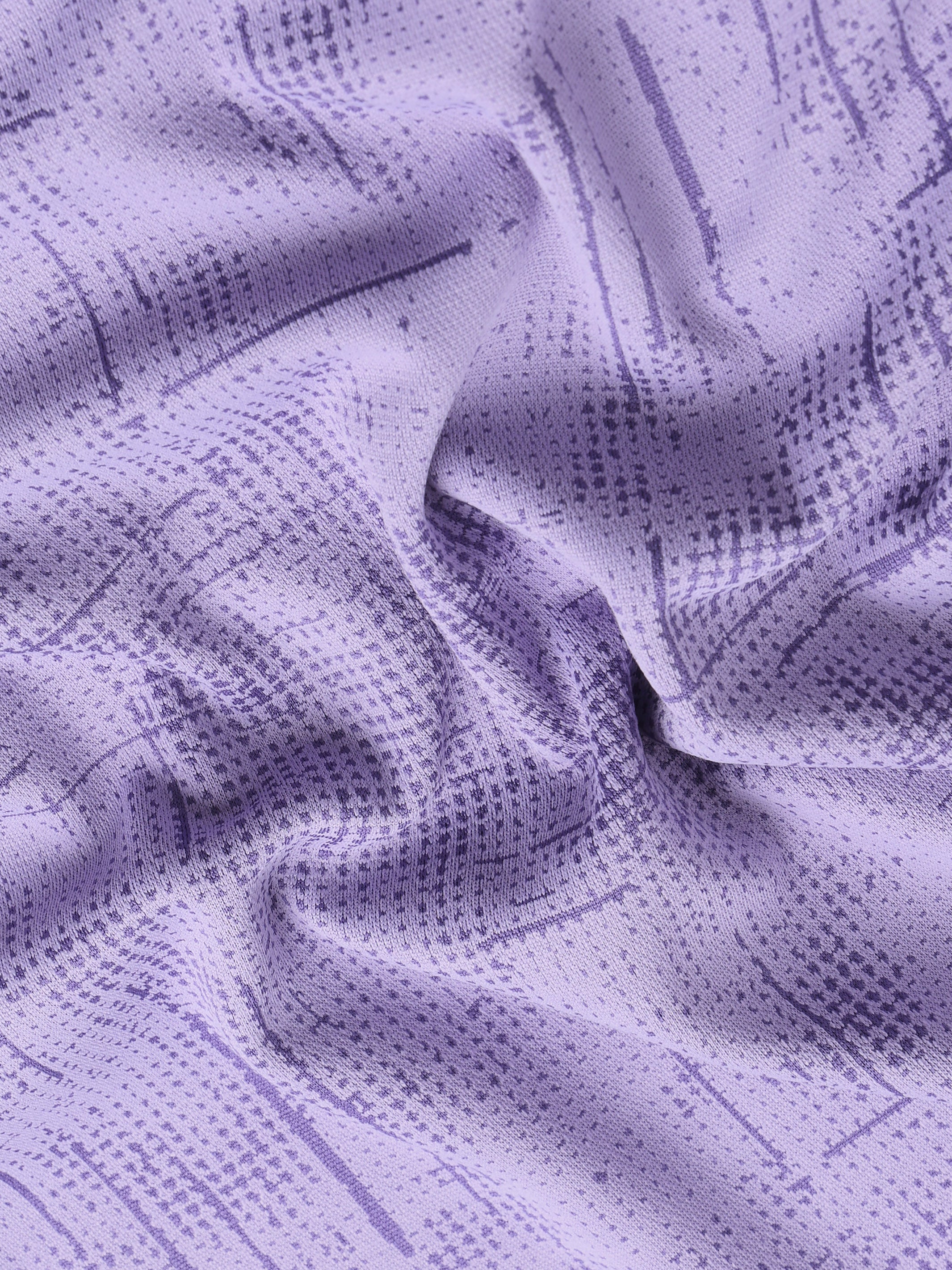 Technosport Crew Neck Tshirt (Double Cool) - OR60 - PURPLE A