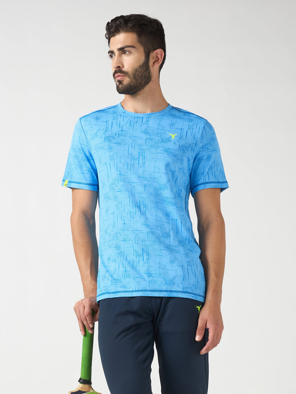 Technosport Crew Neck Tshirt (Double Cool) - OR60 - ROYAL BLUE