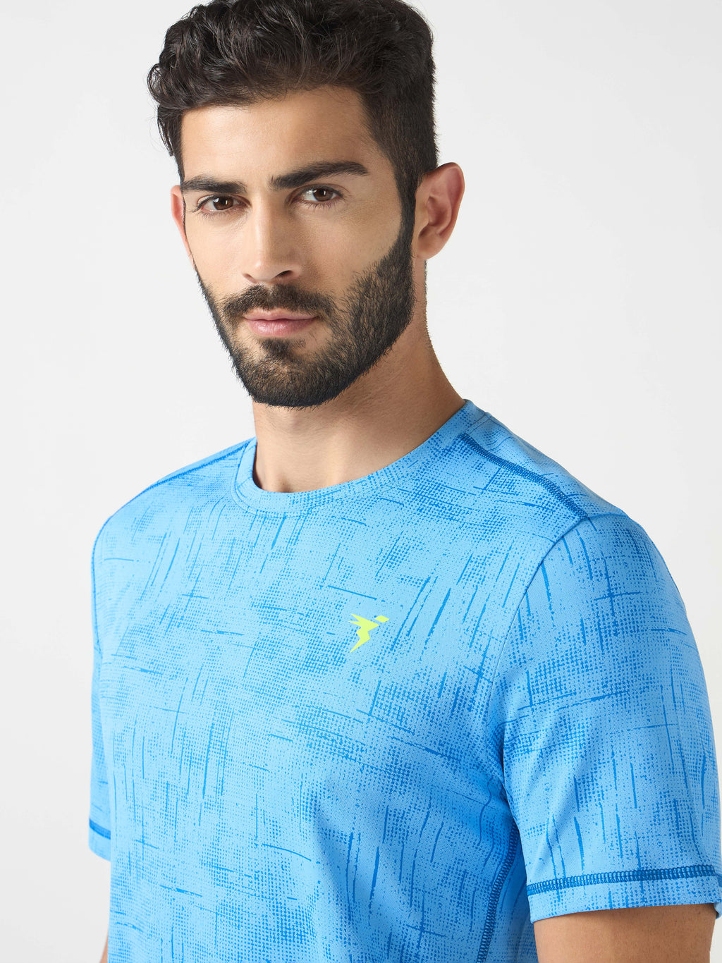 Technosport Crew Neck Tshirt (Double Cool) - OR60 - ROYAL BLUE
