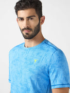 Technosport Crew Neck Tshirt (Double Cool) - OR60 - ROYAL BLUE