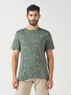 Technosport Crew Neck Tshirt (Double Cool) - OR60 - TREKKING GREEN