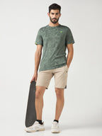 Technosport Crew Neck Tshirt (Double Cool) - OR60 - TREKKING GREEN