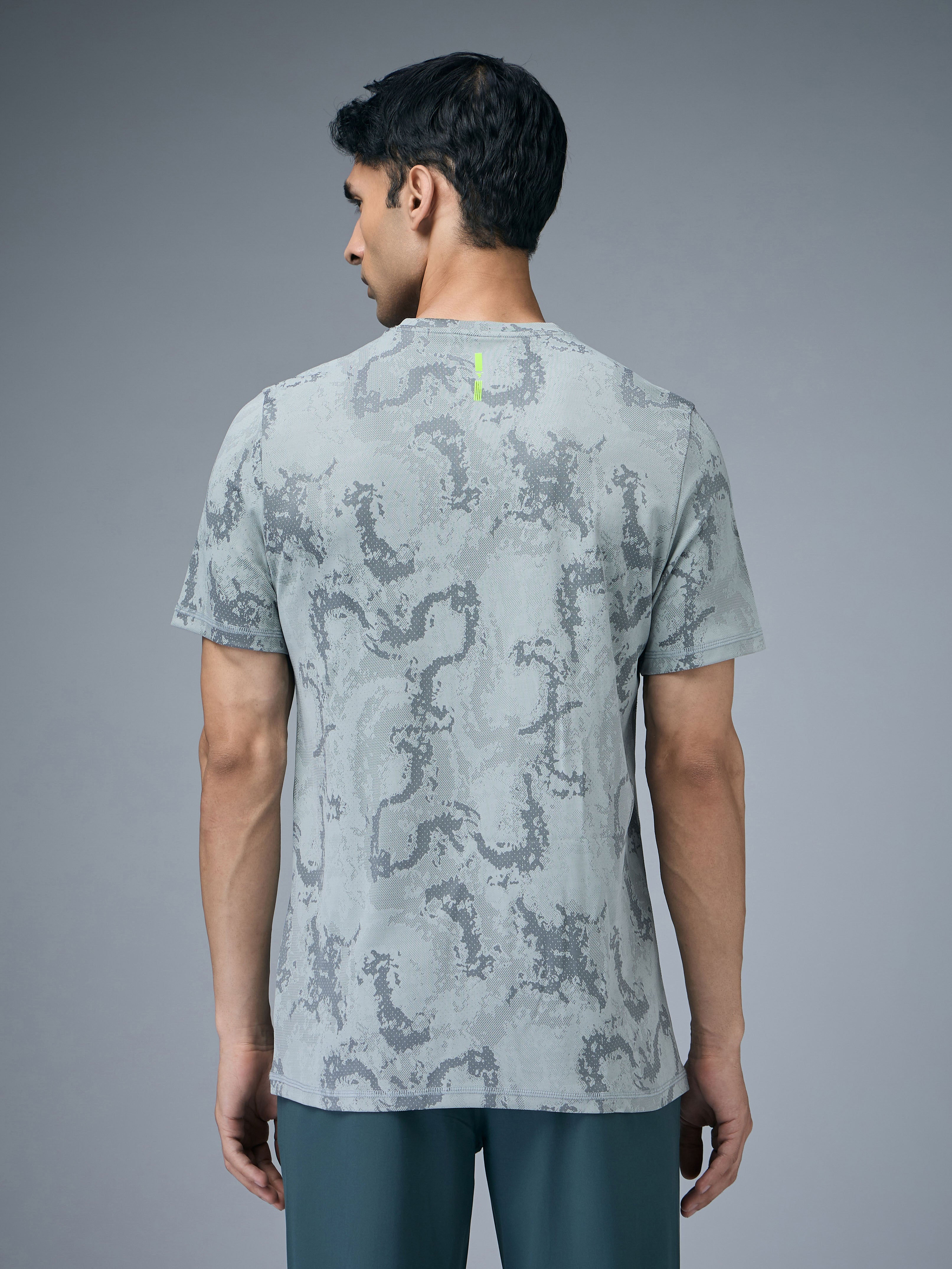 Technosport Crew Neck Tshirt (Double Cool) - OR60 - ULTIMATE GRAY