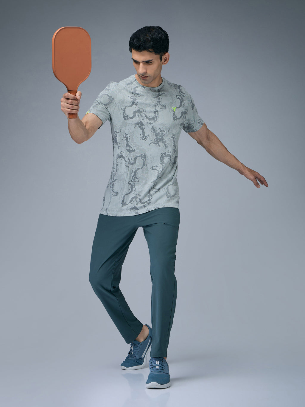 Technosport Crew Neck Tshirt (Double Cool) - OR60 - ULTIMATE GRAY