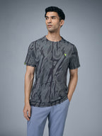 Technosport Crew Neck Tshirt (Double Cool) - OR60 - WOODLAND GRAY