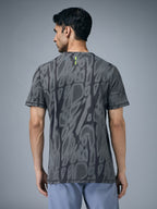 Technosport Crew Neck Tshirt (Double Cool) - OR60 - WOODLAND GRAY