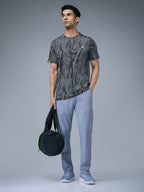 Technosport Crew Neck Tshirt (Double Cool) - OR60 - WOODLAND GRAY