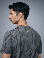 Technosport Crew Neck Tshirt (Double Cool) - OR60 - WOODLAND GRAY