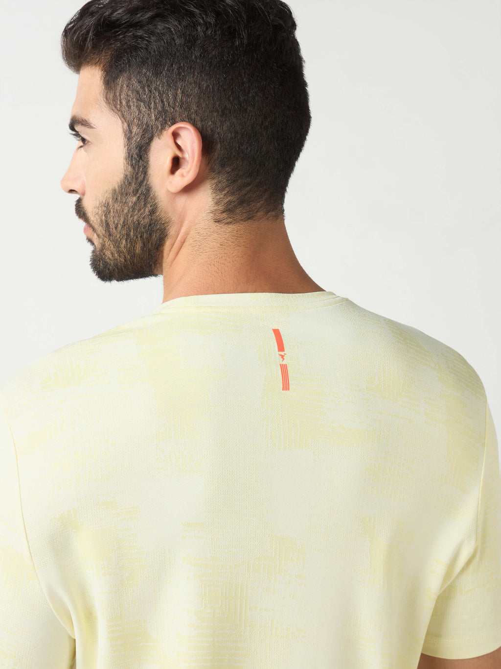Technosport Crew Neck Tshirt (Double Cool) - OR60 - YELLOW B