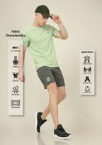 Technosport Men Shorts (Elasto Lite) - OR656 - BEETLE