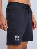 Technosport Men Shorts (Elasto Lite) - OR656 - BLACK