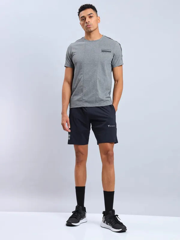 Technosport Men Shorts (Elasto Lite) - OR656 - BLACK