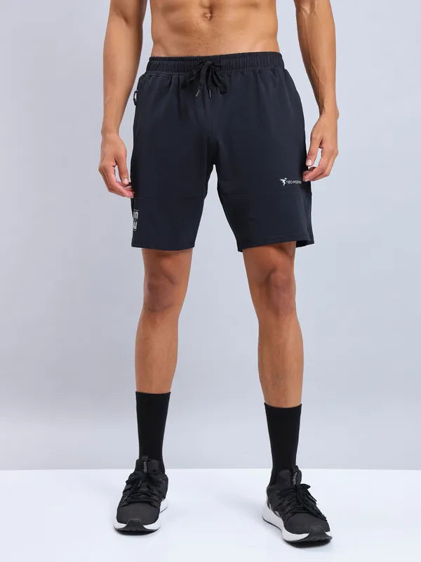Technosport Men Shorts (Elasto Lite) - OR656 - BLACK