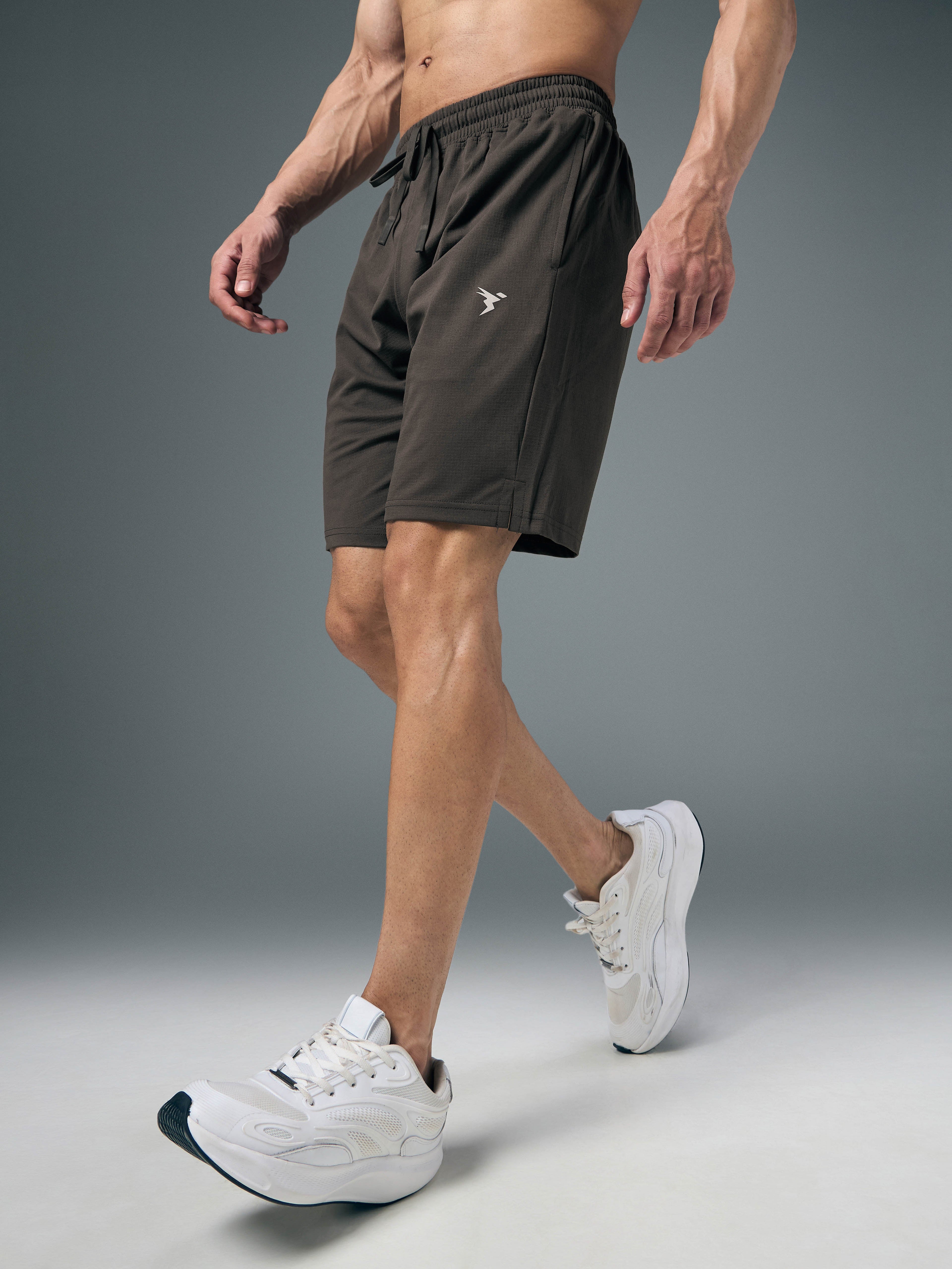 Technosport Men Shorts (Elasto Lite) - OR656 - BLACK