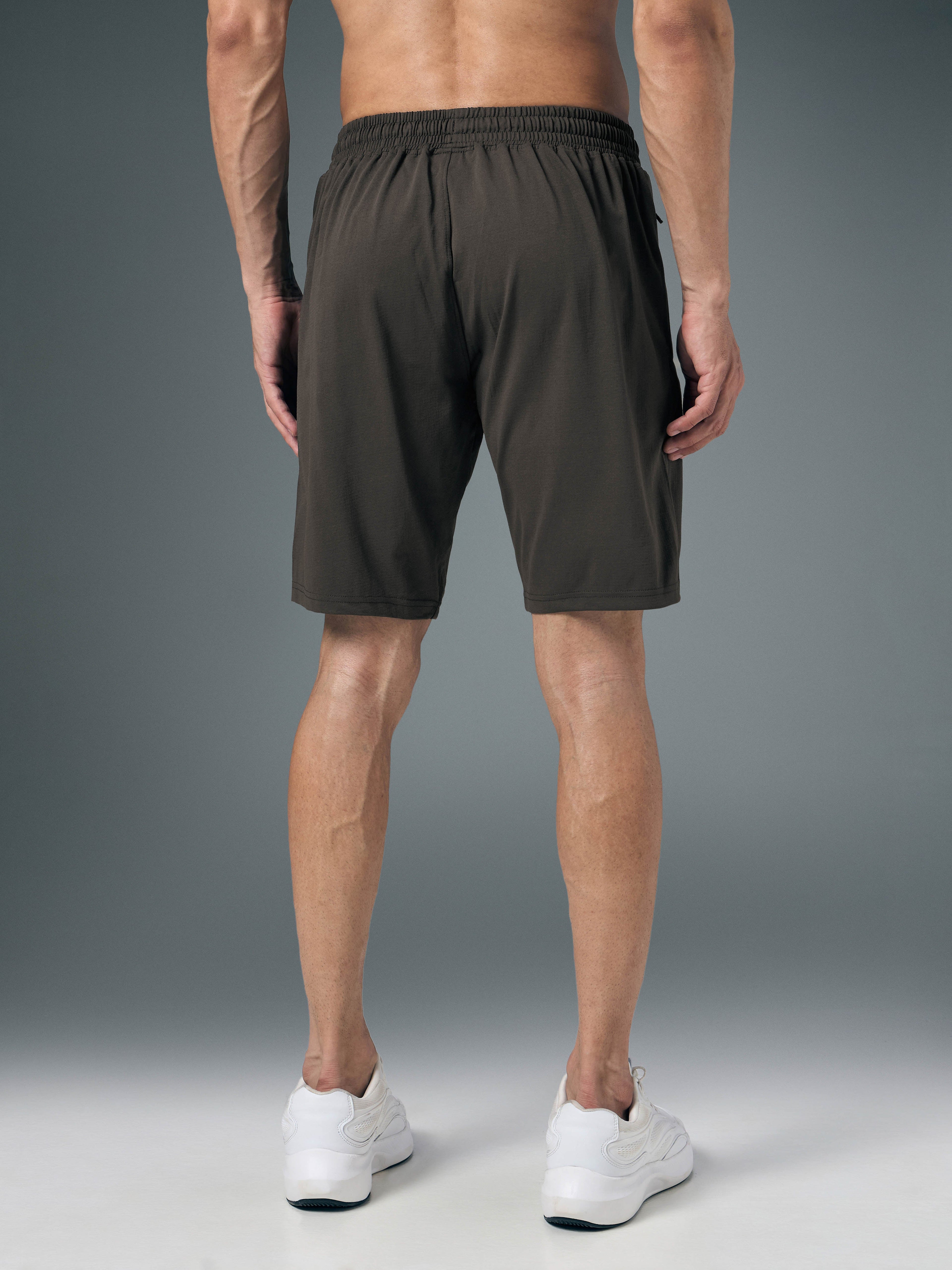 Technosport Men Shorts (Elasto Lite) - OR656 - BLACK