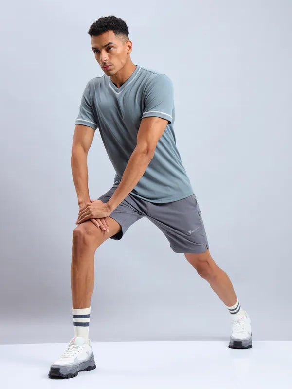 Technosport Men Shorts (Elasto Lite) - OR656 - IRON GREY