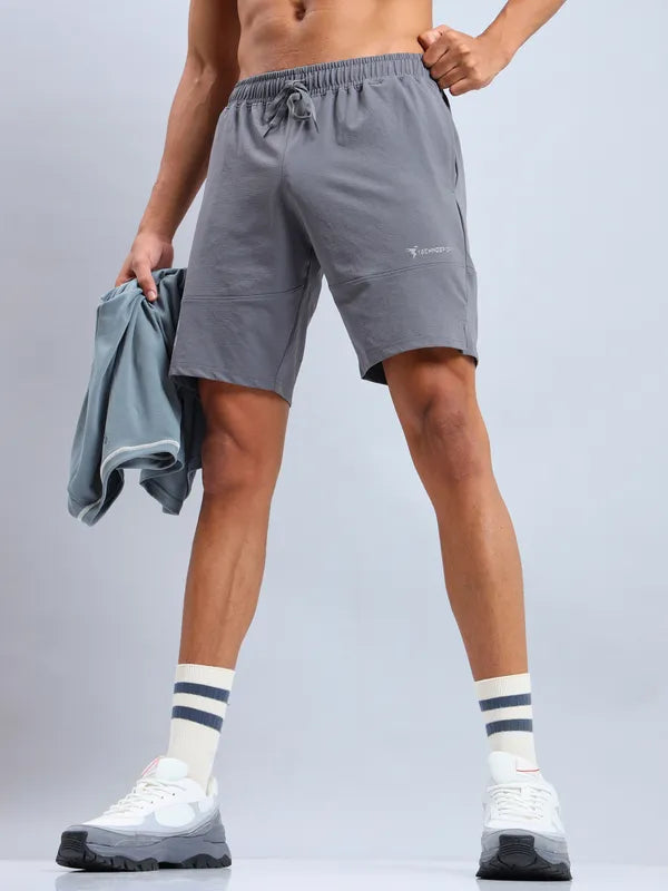 Technosport Men Shorts (Elasto Lite) - OR656 - IRON GREY