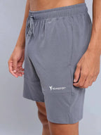 Technosport Men Shorts (Elasto Lite) - OR656 - IRON GREY