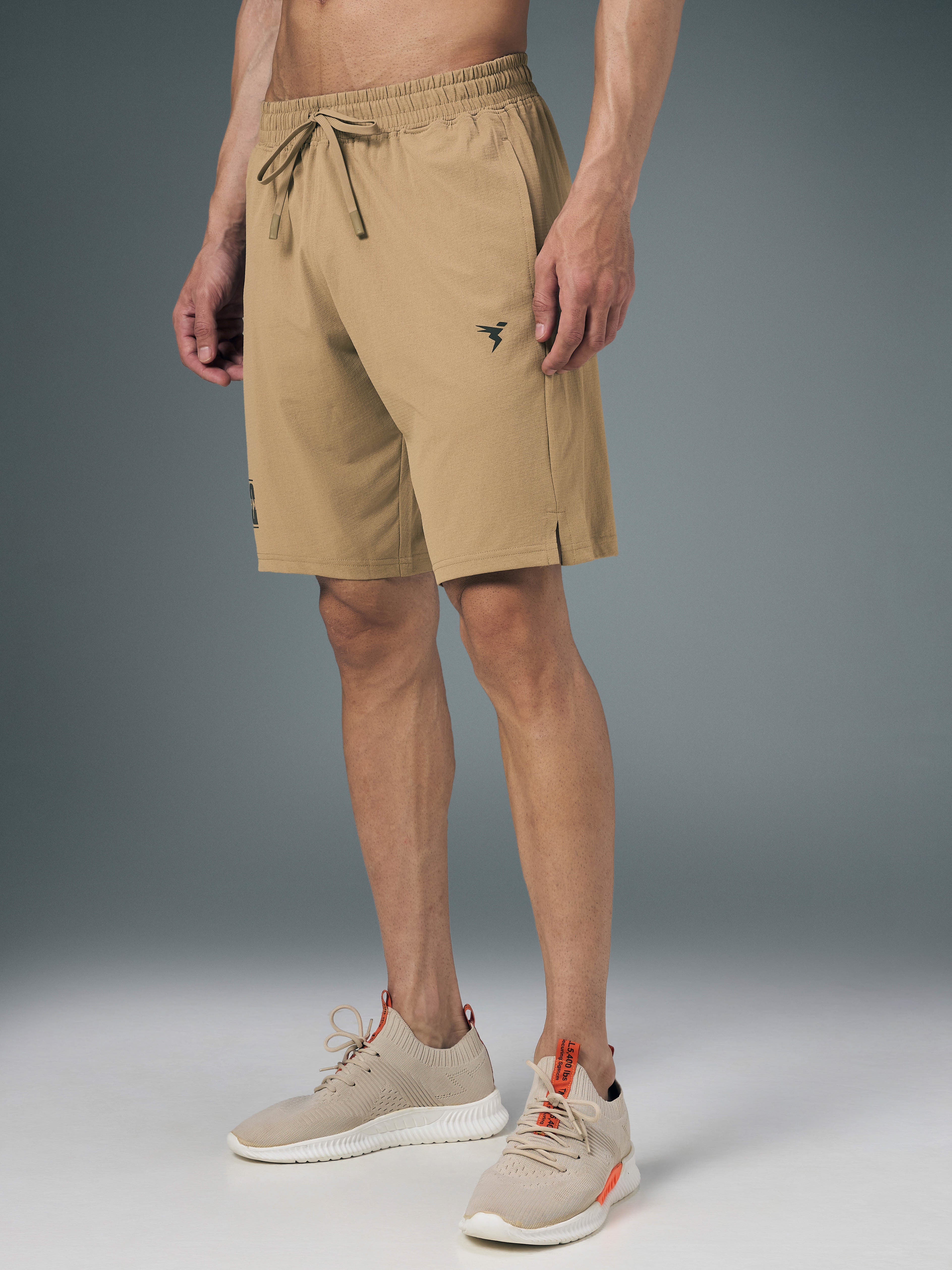 Technosport Men Shorts (Elasto Lite) - OR656 - KHAKI