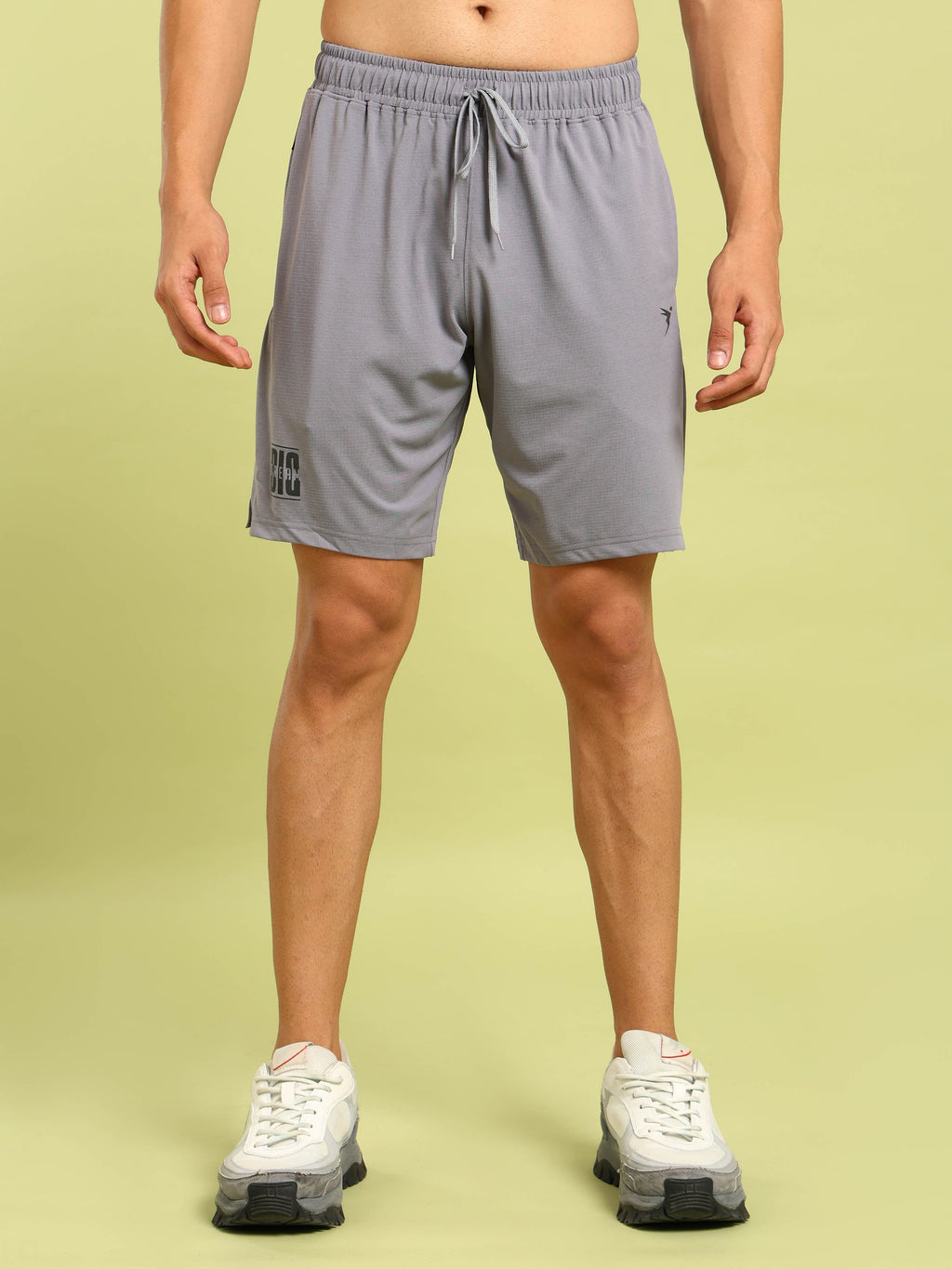Technosport Men Shorts (Elasto Lite) - OR656 - LT GREY B