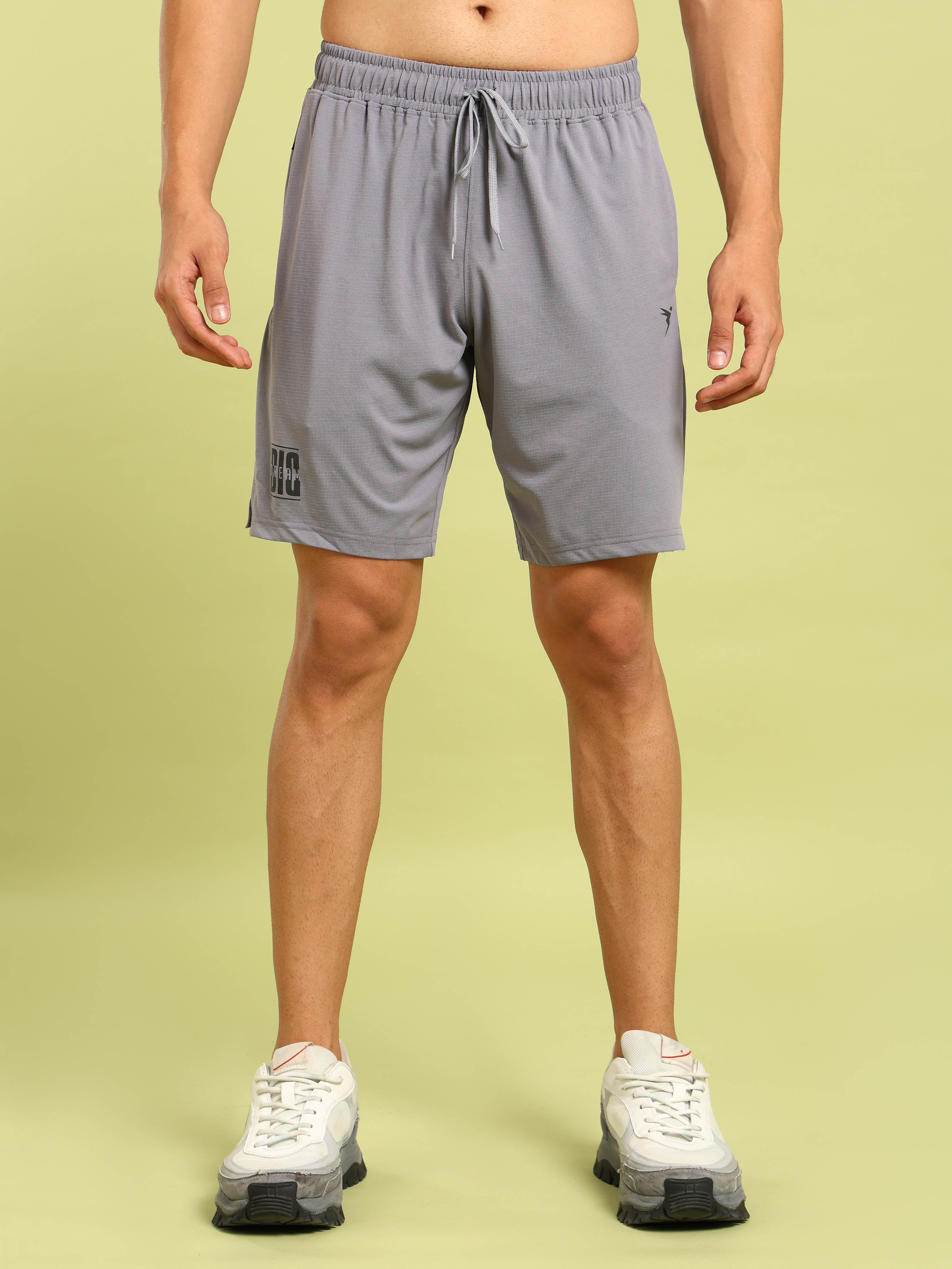 Technosport Men Shorts (Elasto Lite) - OR656 - LT GREY B