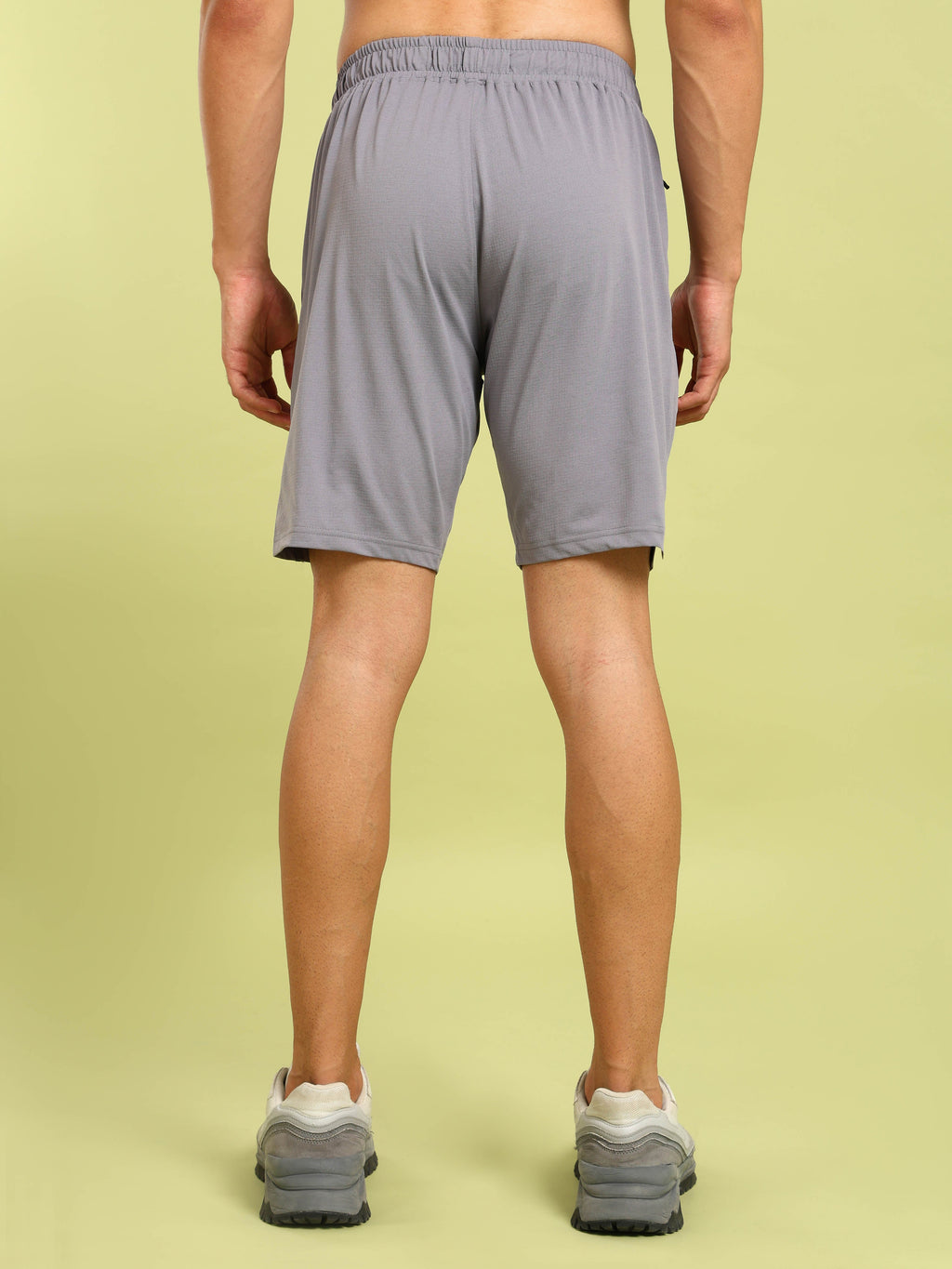 Technosport Men Shorts (Elasto Lite) - OR656 - LT GREY B