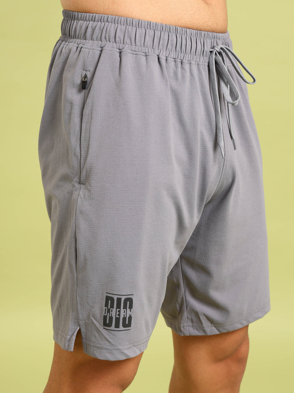 Technosport Men Shorts (Elasto Lite) - OR656 - LT GREY B