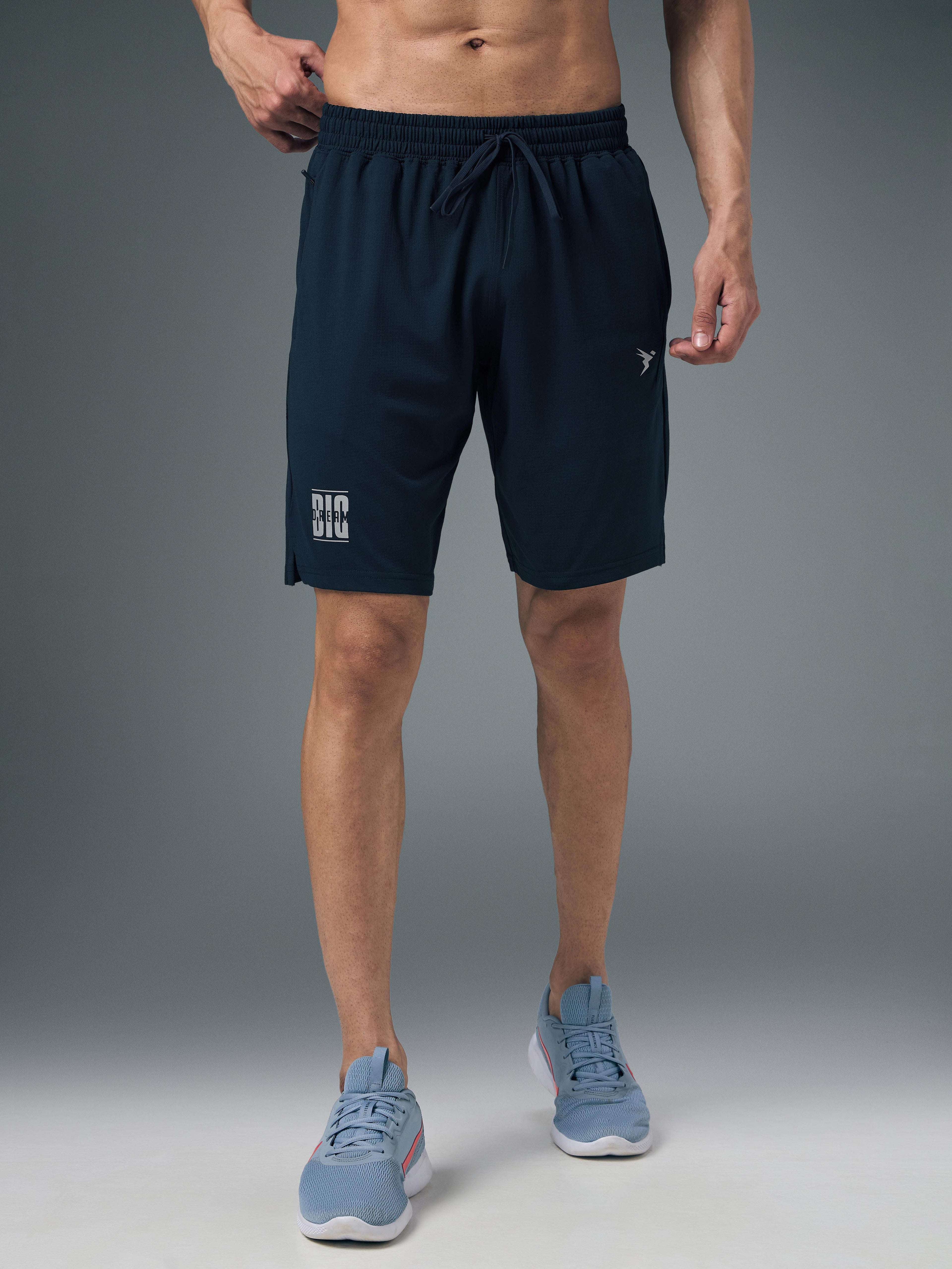 Technosport Men Shorts (Elasto Lite) - OR656 - NAVY B