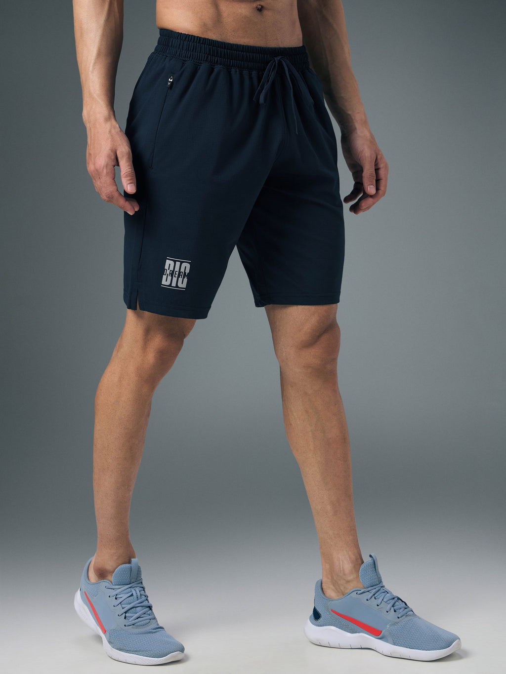 Technosport Men Shorts (Elasto Lite) - OR656 - NAVY B