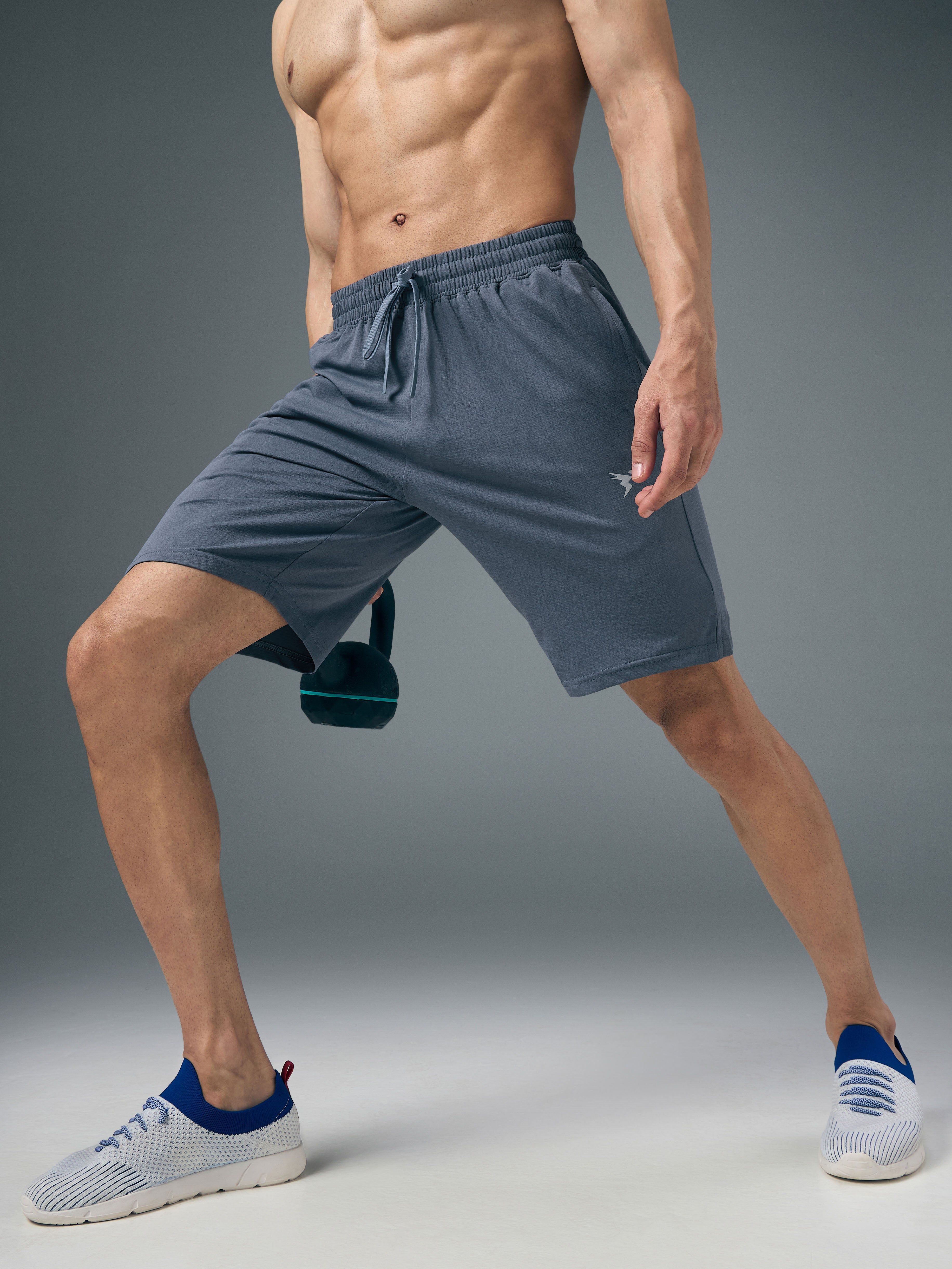 Technosport Men Shorts (Elasto Lite) - OR656 - VINTAGE INDIGO