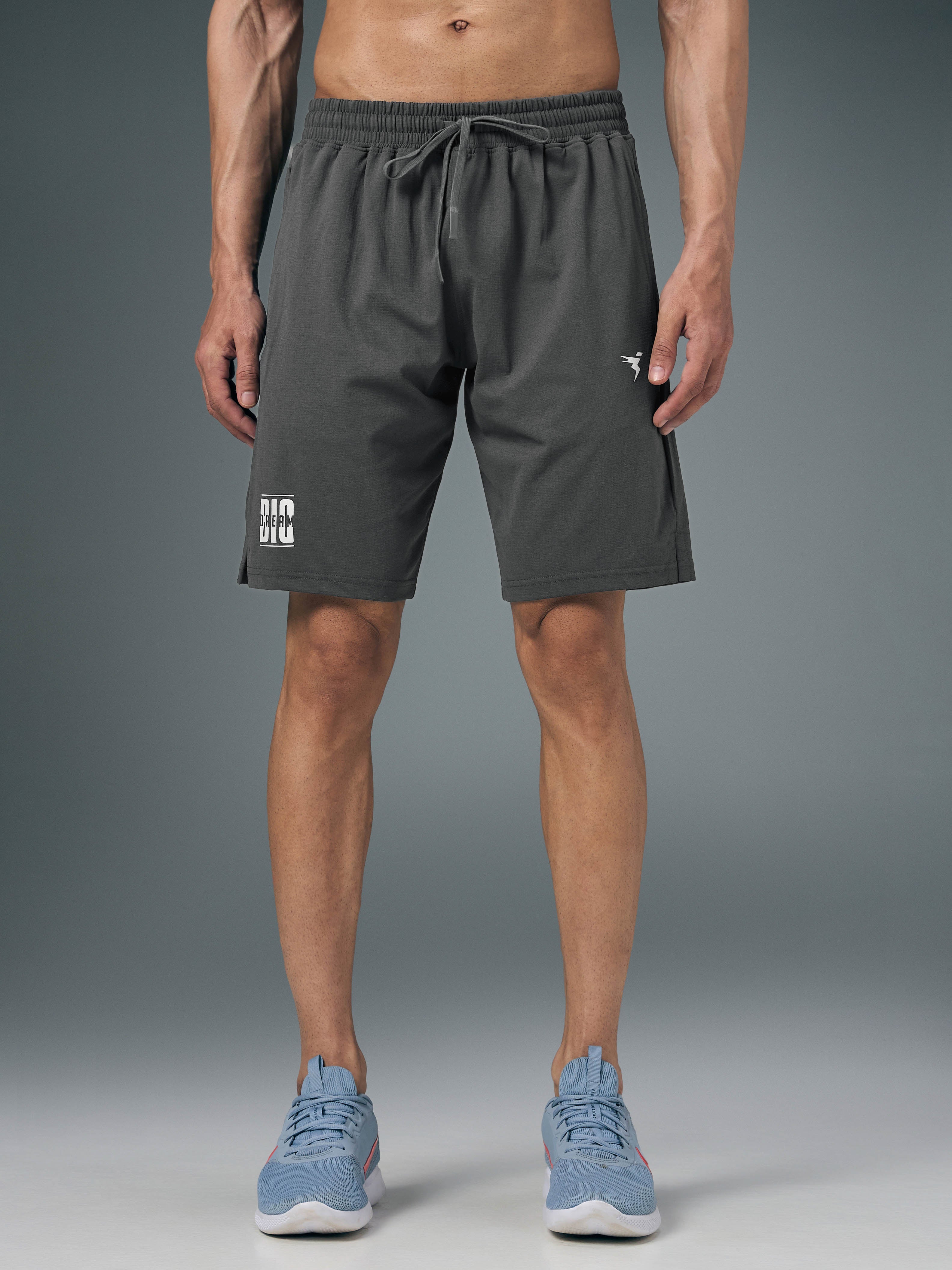 Technosport Men Shorts (Elasto Lite) - OR656 - WOODLAND GRAY