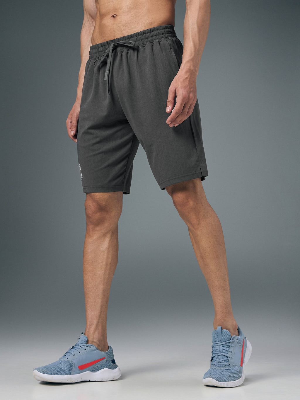 Technosport Men Shorts (Elasto Lite) - OR656 - WOODLAND GRAY