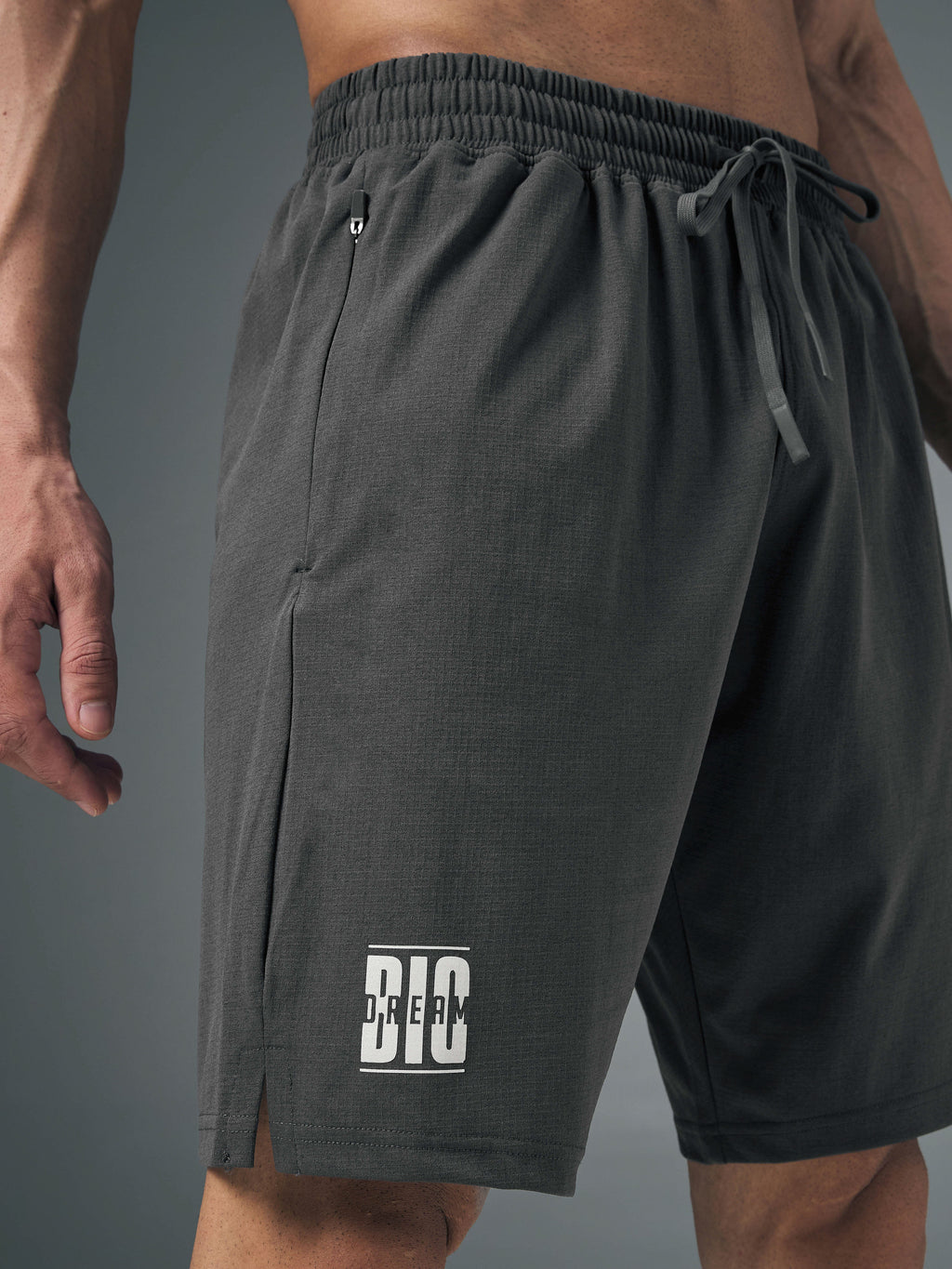 Technosport Men Shorts (Elasto Lite) - OR656 - WOODLAND GRAY