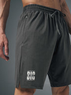 Technosport Men Shorts (Elasto Lite) - OR656 - WOODLAND GRAY
