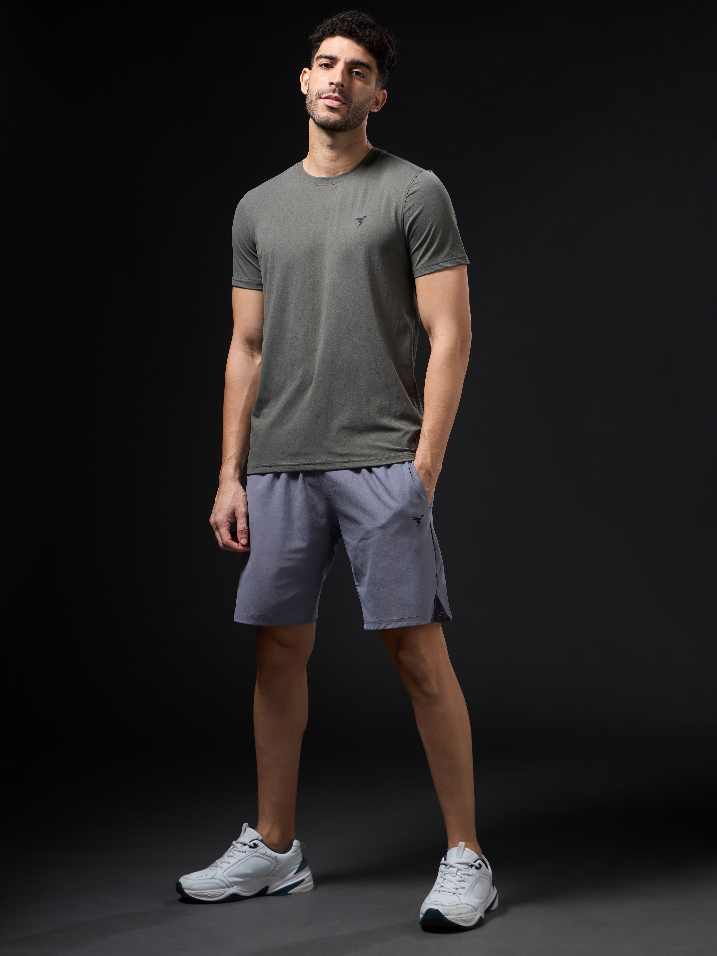 Technosport Men Shorts - OR658 - LT GREY