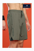 Technosport Men Shorts - OR658 - SMOKEY OLIVE