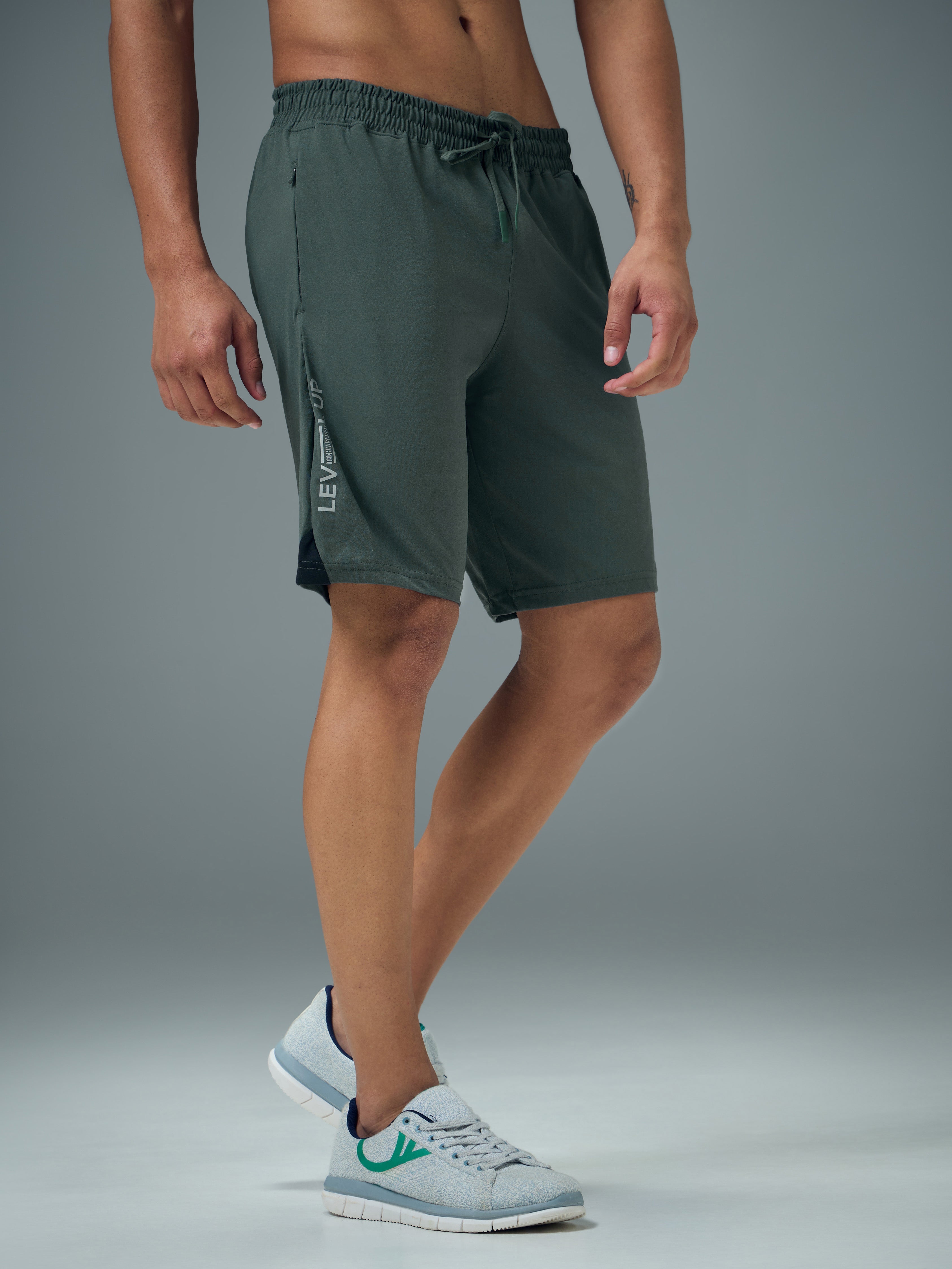 Technosport Men Shorts - OR658 - TREKKING GREEN