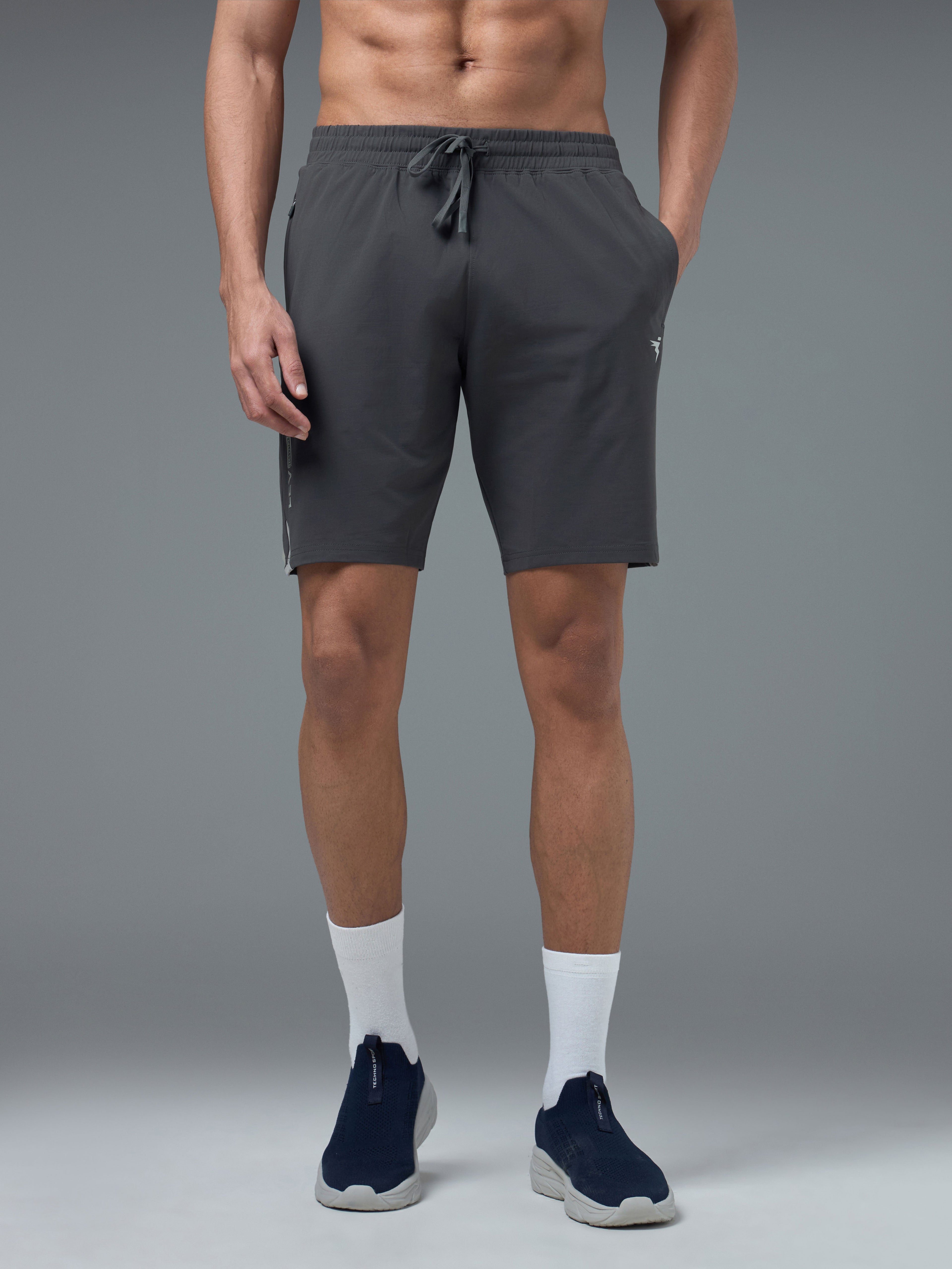 Technosport Men Shorts - OR658 - WOODLAND GRAY