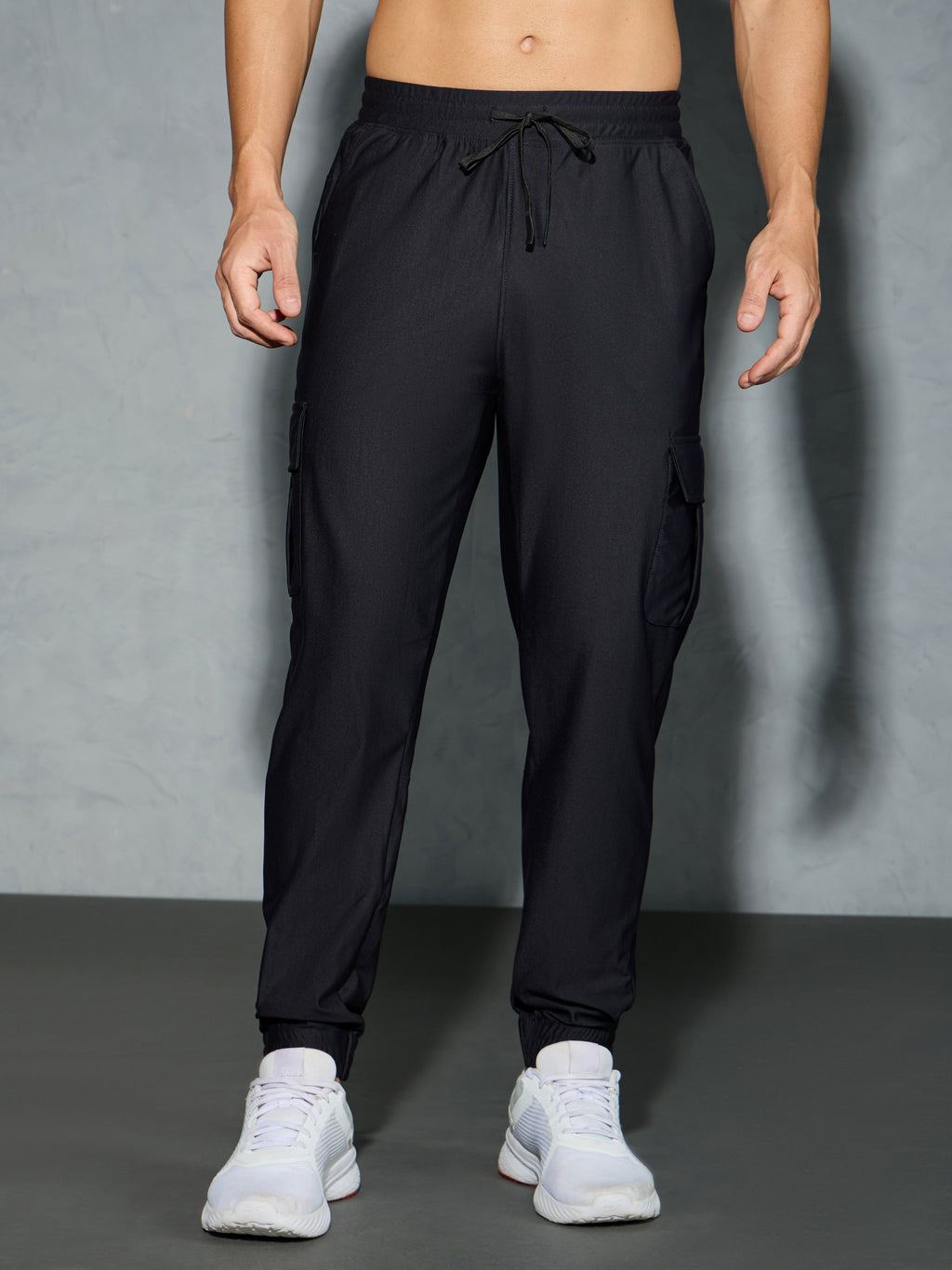 Technosport Cargo Joggers (Duracool) - OR735 - BLACK