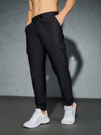 Technosport Cargo Joggers (Duracool) - OR735 - BLACK