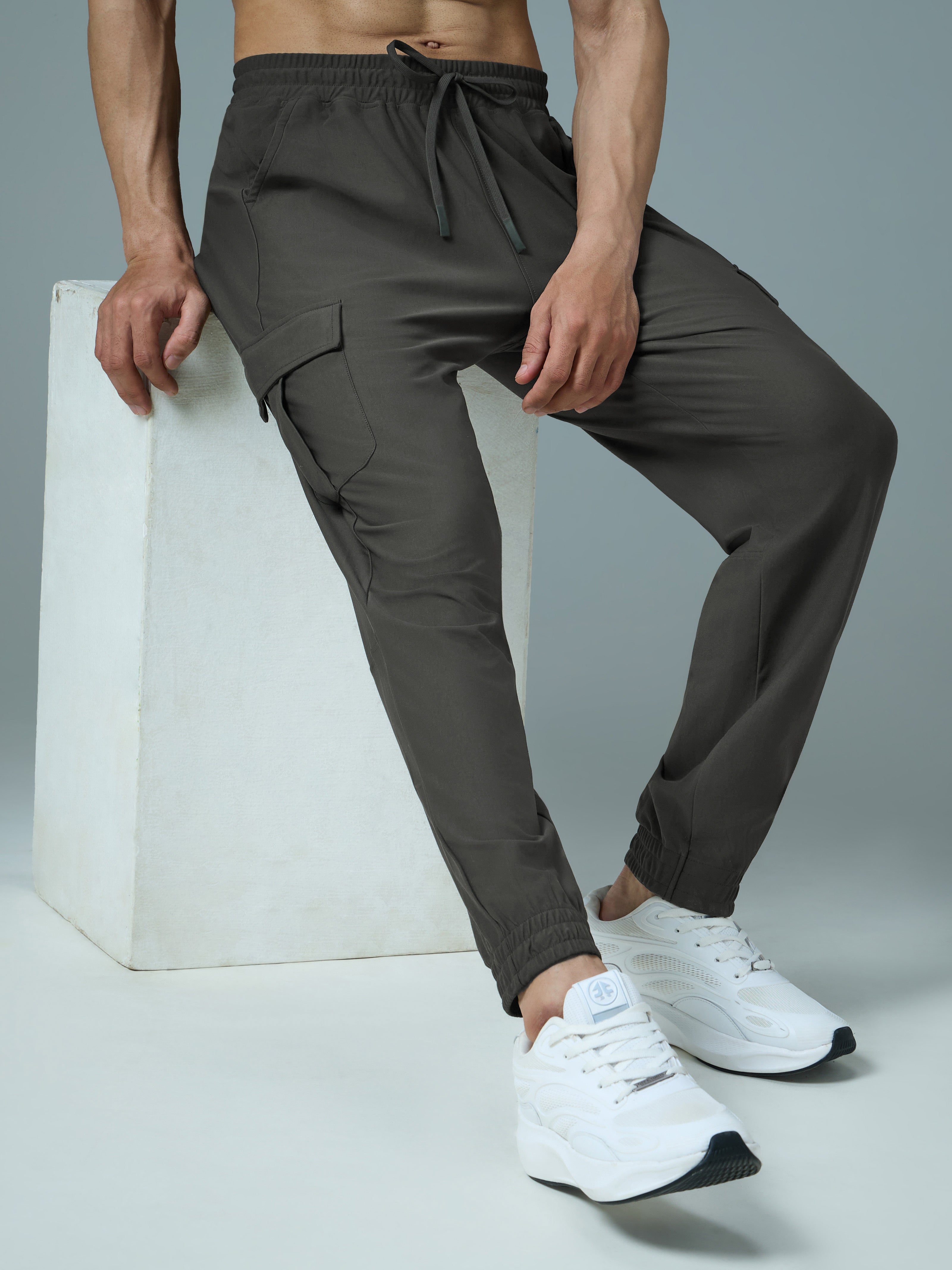 Technosport Cargo Joggers (Duracool) - OR735 - BLACK