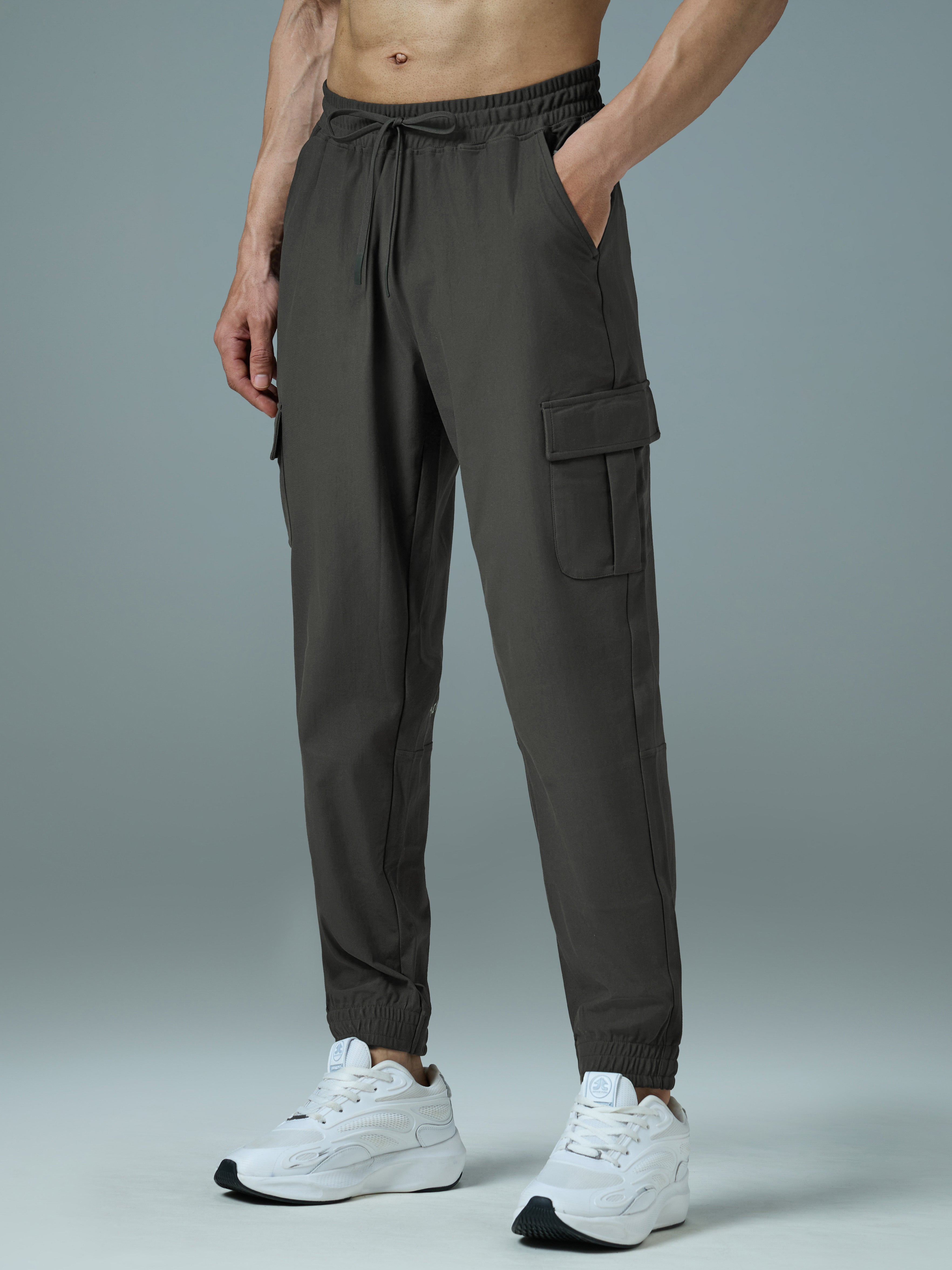 Technosport Cargo Joggers (Duracool) - OR735 - BLACK OLIVE