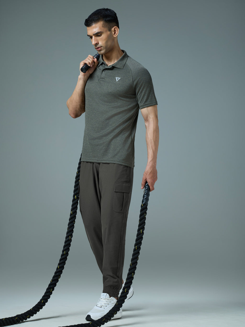 Technosport Cargo Joggers (Duracool) - OR735 - BLACK OLIVE