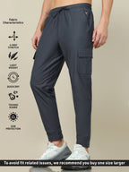 Technosport Cargo Joggers (Duracool) - OR735 - CARBON GREY