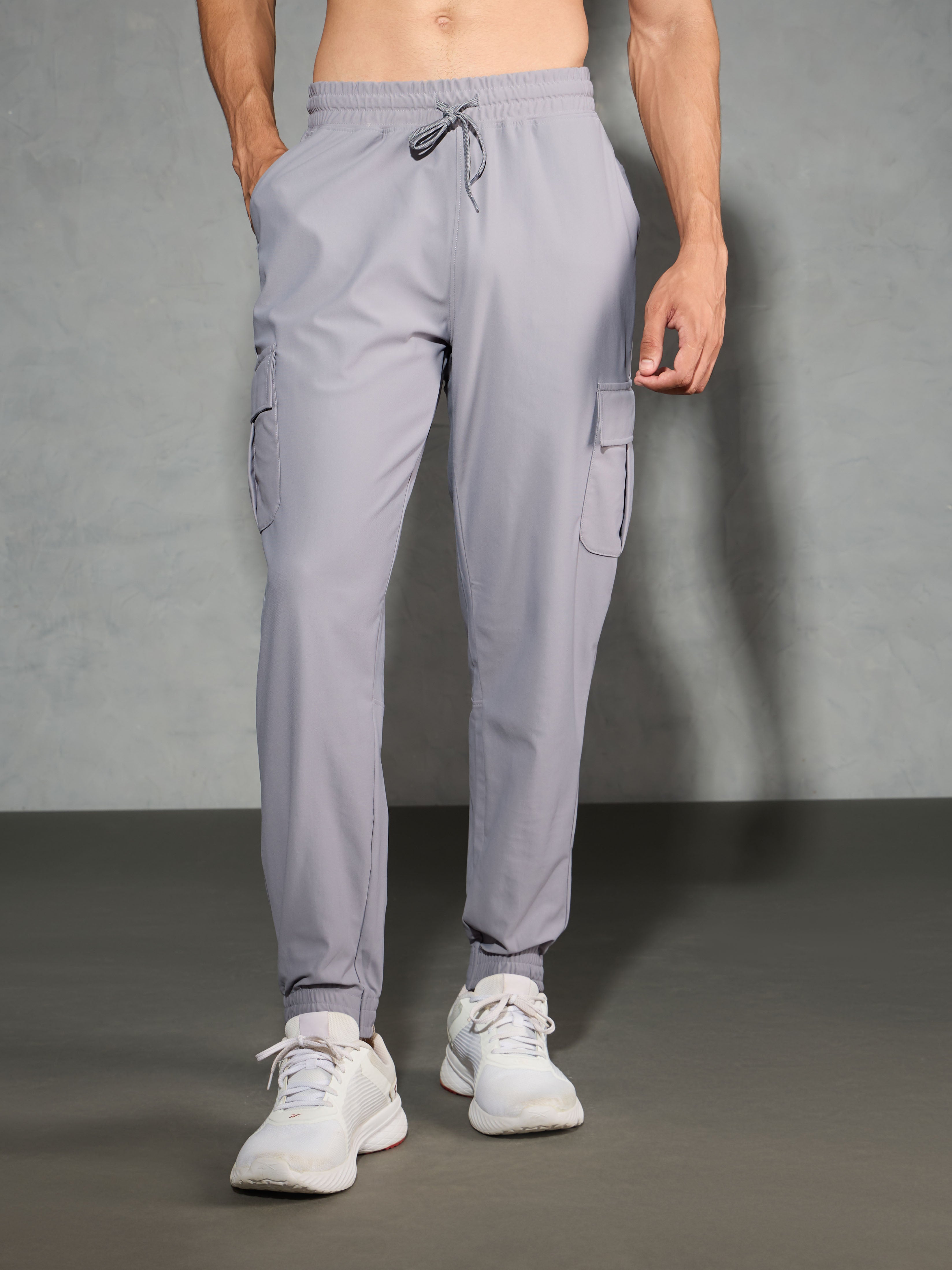 Technosport Cargo Joggers (Duracool) - OR735 - LT GREY B
