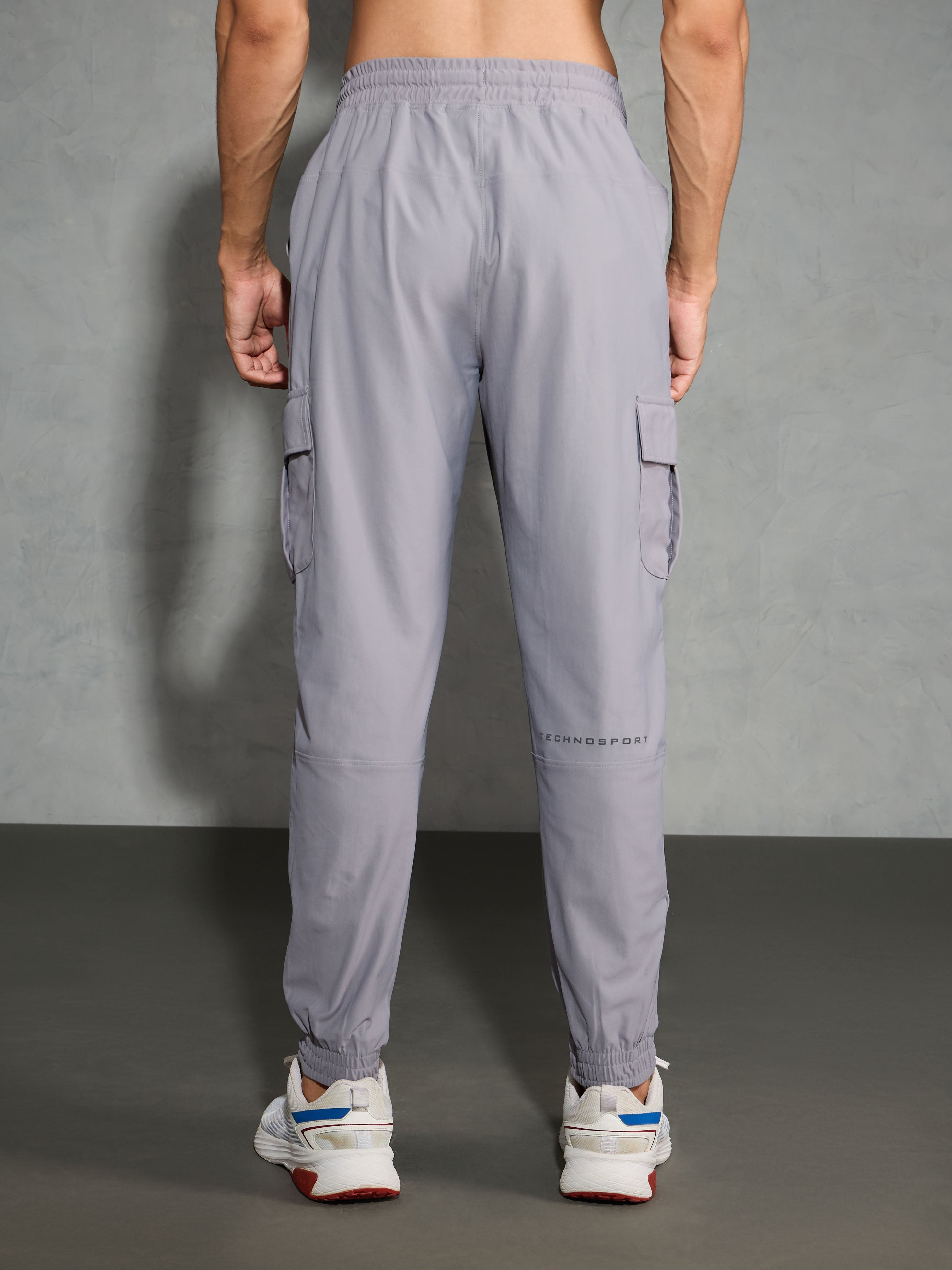 Technosport Cargo Joggers (Duracool) - OR735 - LT GREY B