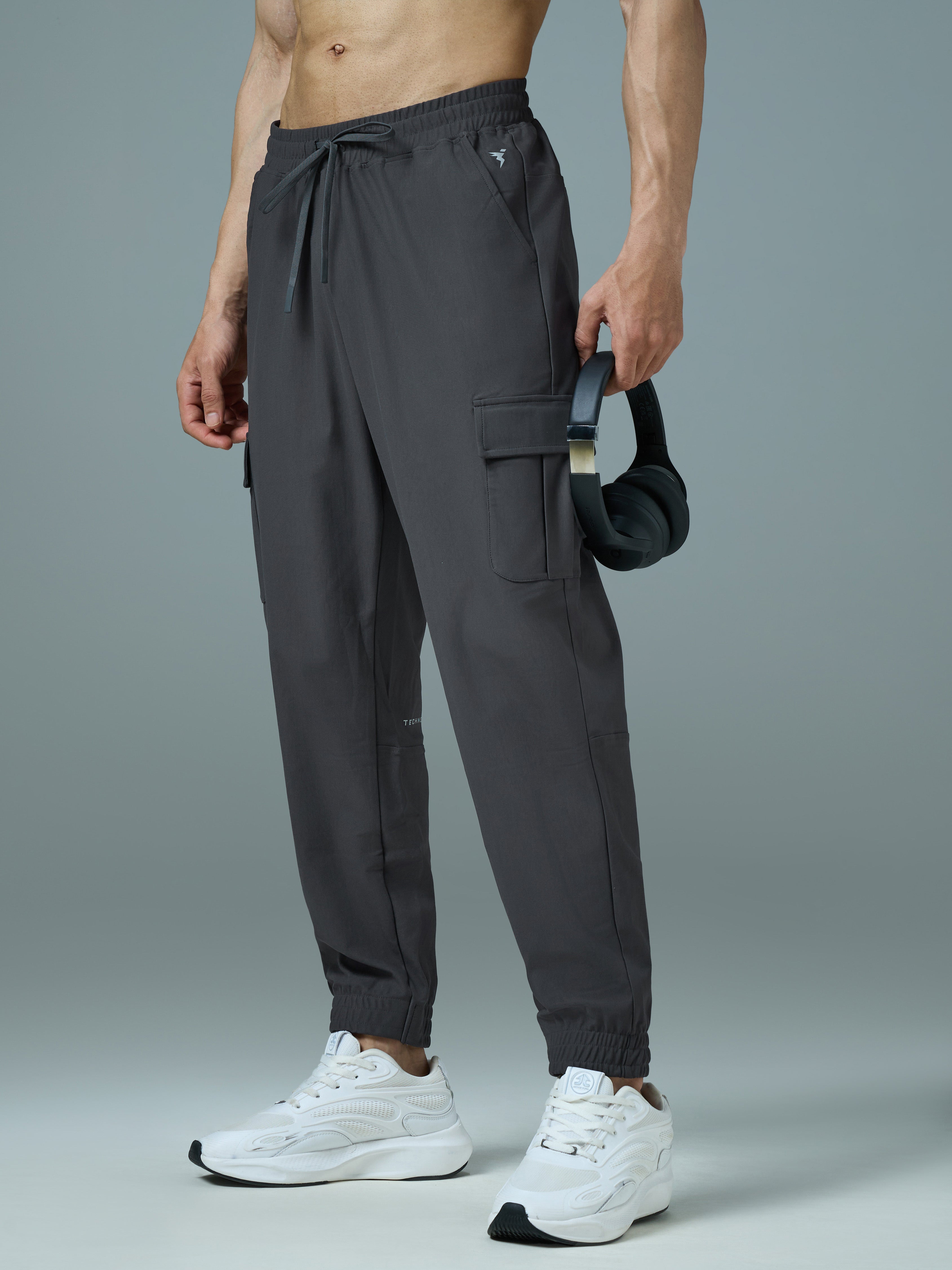 Technosport Cargo Joggers (Duracool) - OR735 - WOODLAND GRAY